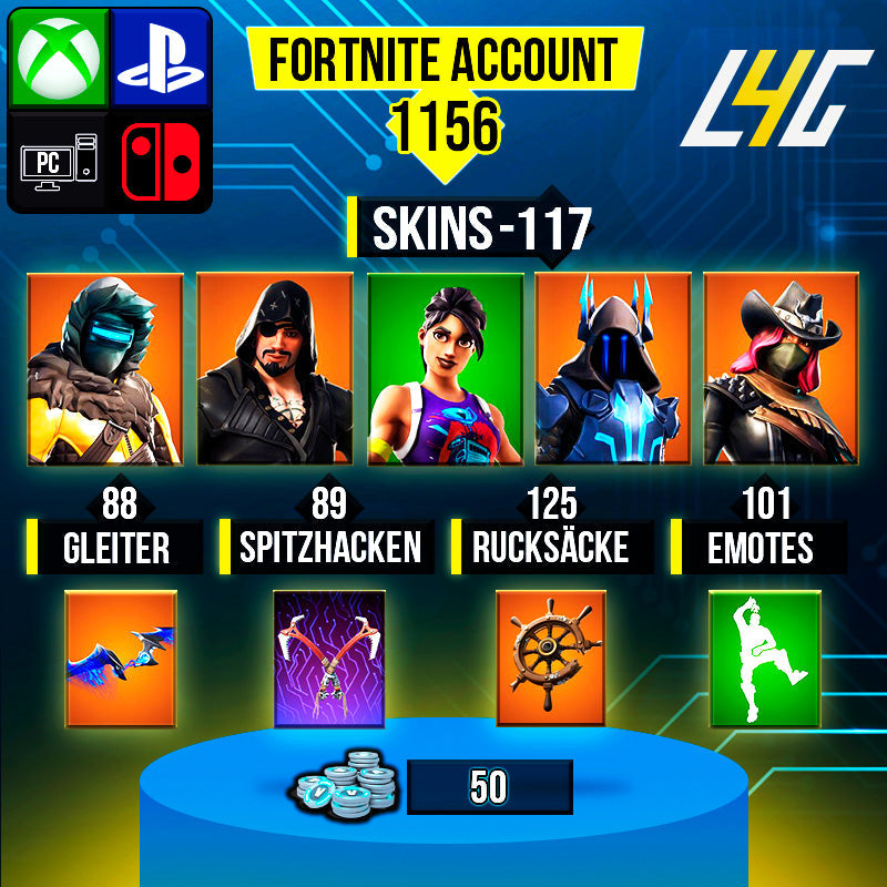 Fortnite Custom Account - 117 Skins | World Warrior | The