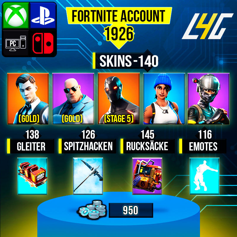 Fortnite Custom Account - 140 Skins | Omega (Stage 5)