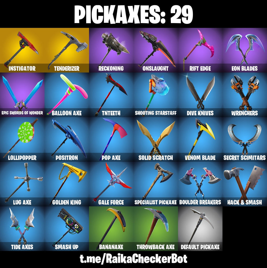 Fortnite Custom Account - 39 Skins | Gold Midas | Havoc