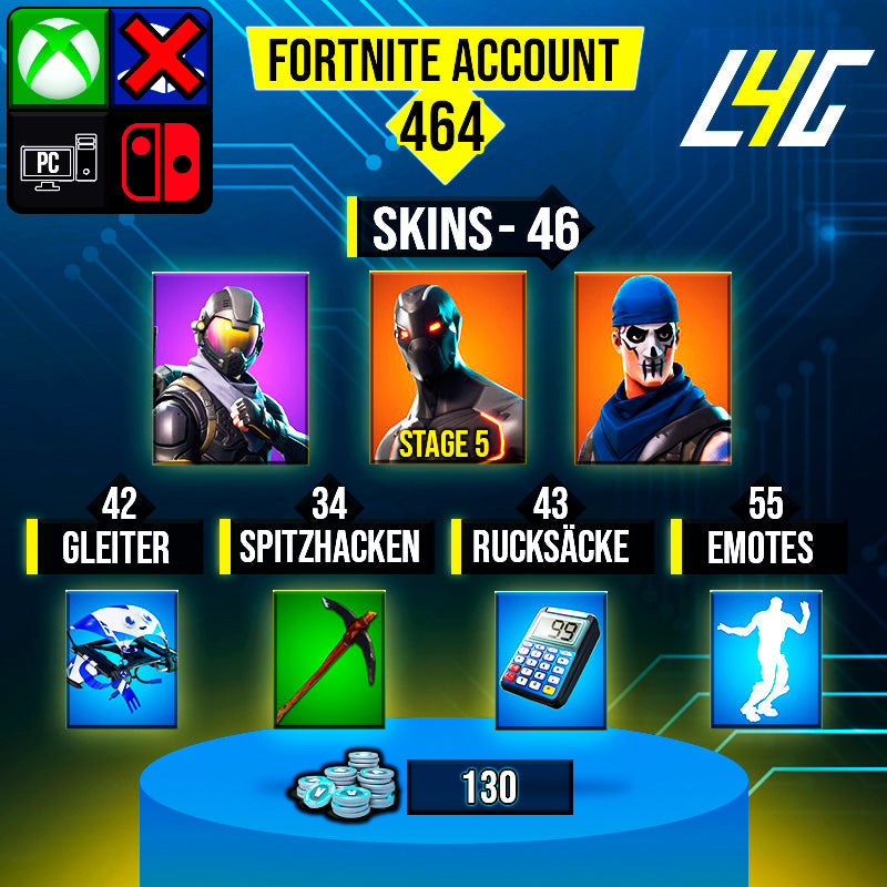 Fortnite Custom Account - 46 Skins | OG STW | Omega (Stage