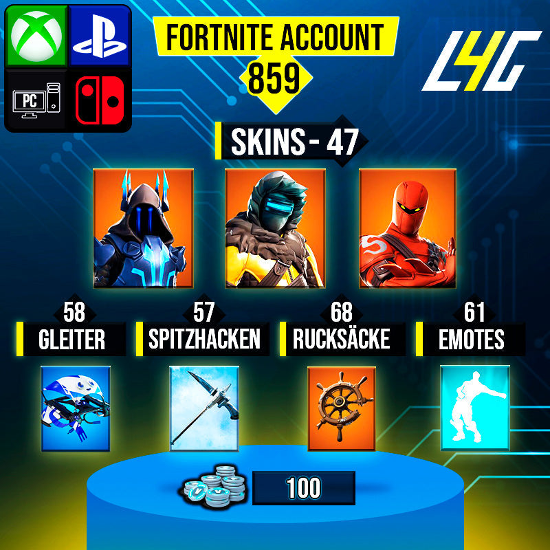 Fortnite Custom Account - 47 Skins | Zenith | The Ice King