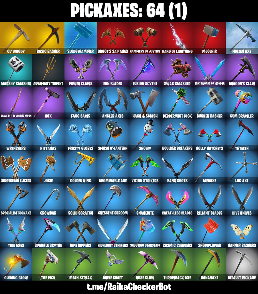 Fortnite Custom Account - 50 Skins | OG STW | Gold Midas