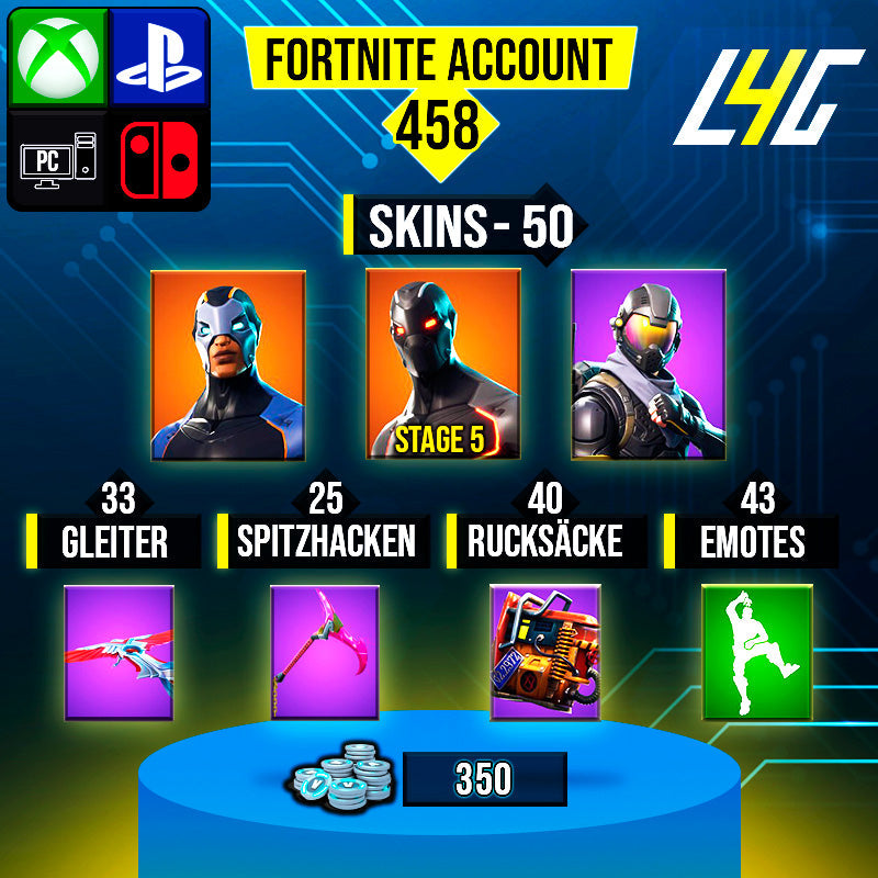 Fortnite Custom Account - 50 Skins | Omega (Stage 5)