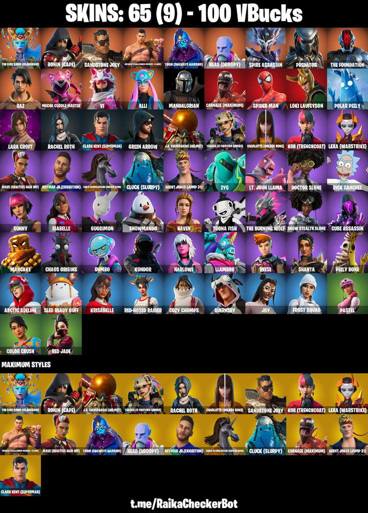 Fortnite Custom Account - 65 Skins | Joey | Mandalorian