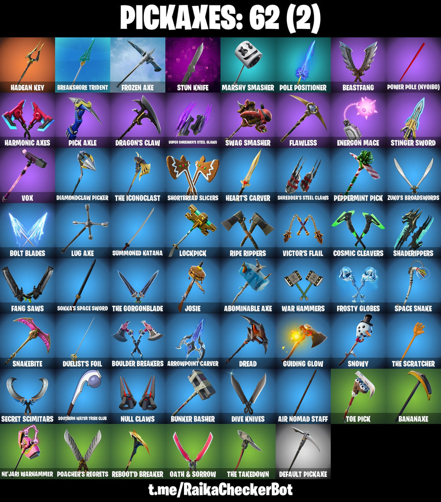 Fortnite Custom Account - 67 Skins | Blackheart | Hybrid