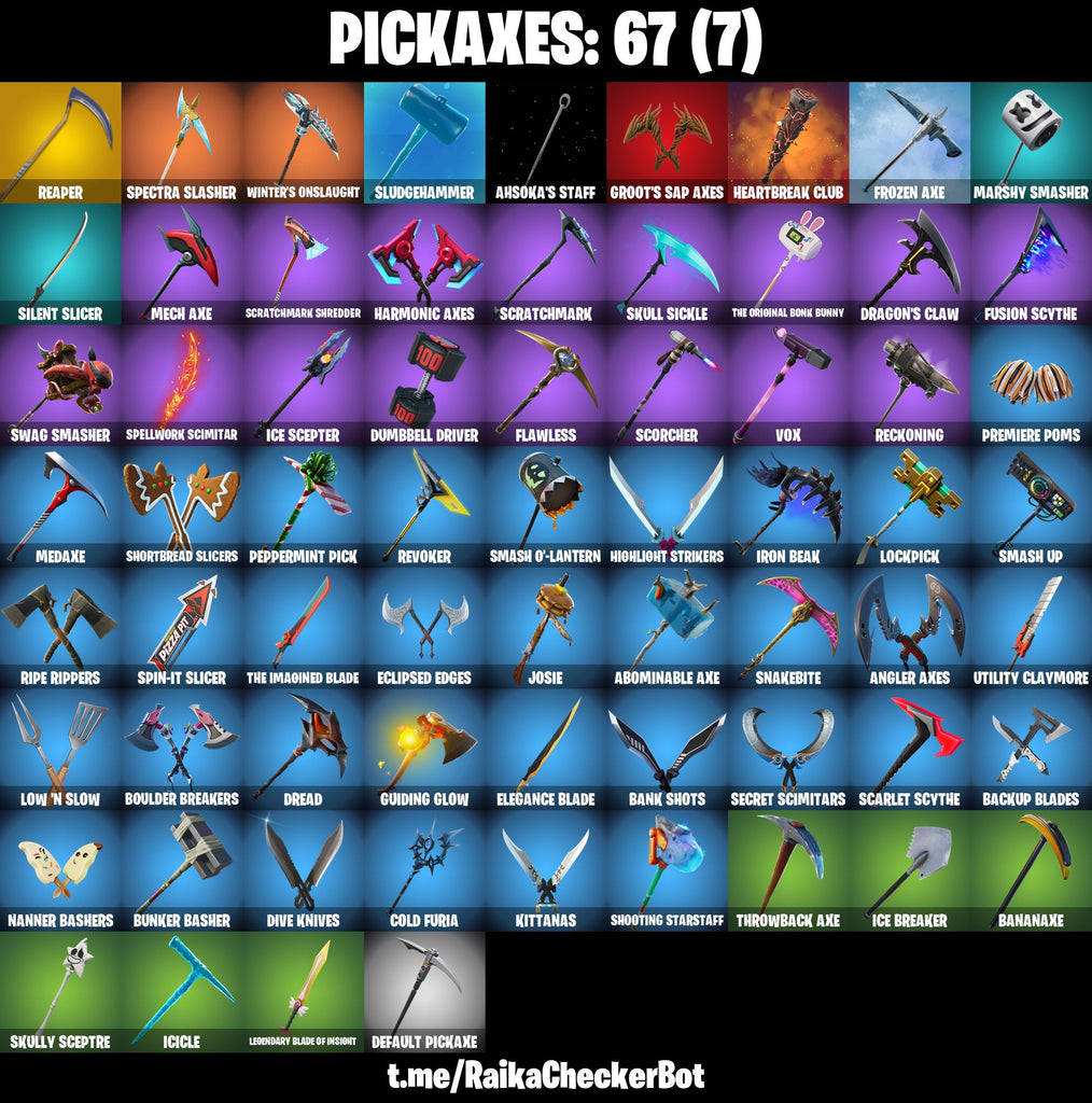 Fortnite Custom Account - 69 Skins | Blackheart | Luxe