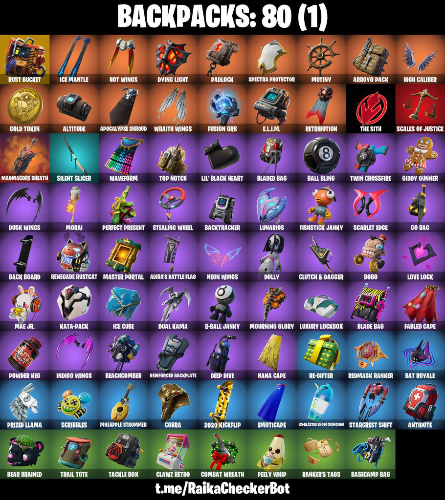 Fortnite Custom Account - 69 Skins | Blackheart | Luxe