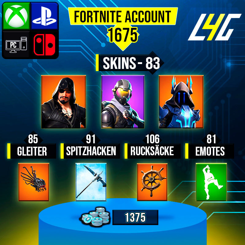 Fortnite Custom Account - 83 Skins | Rogue Agent | The Ice