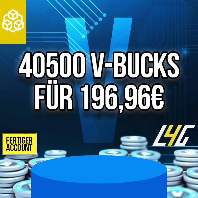 Fortnite V-Bucks - 40.500 V-Bucks