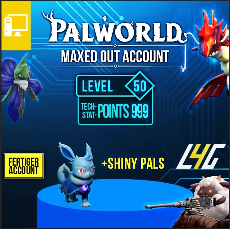 palworld maxed account
