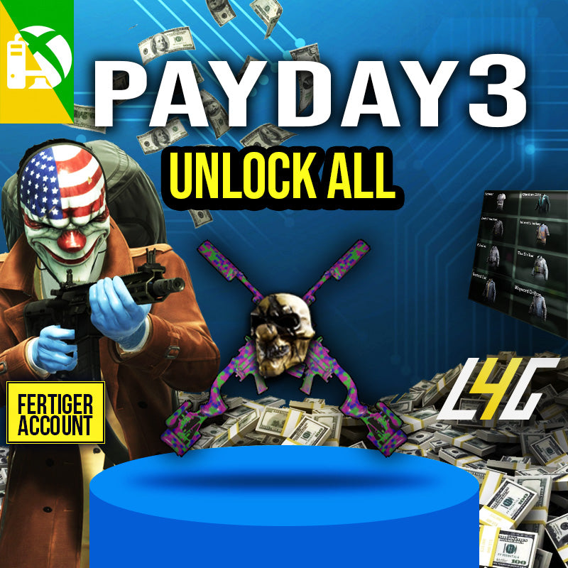 PayDay 3 - Fertiger Unlock All Account - PayDay3