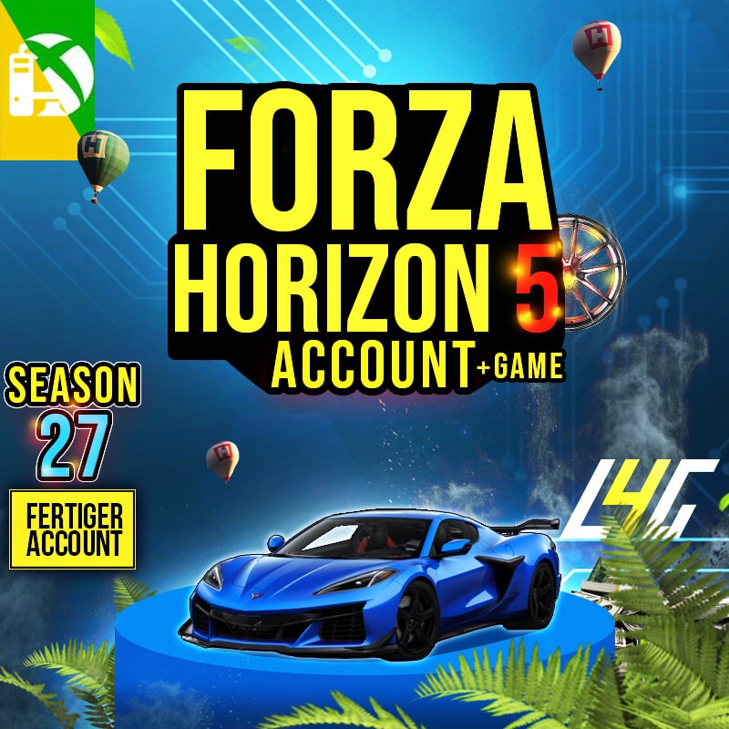forza horizon modded account with game