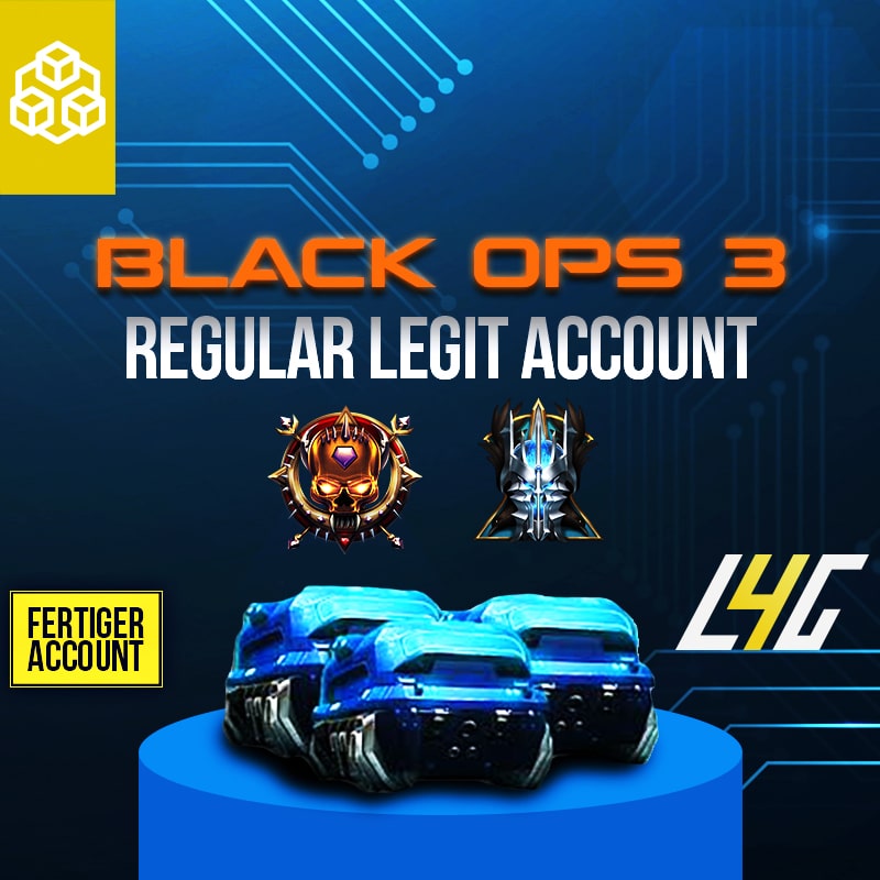PS4/5 - COD: Black Ops 3 Regular Legit Account Boost Call