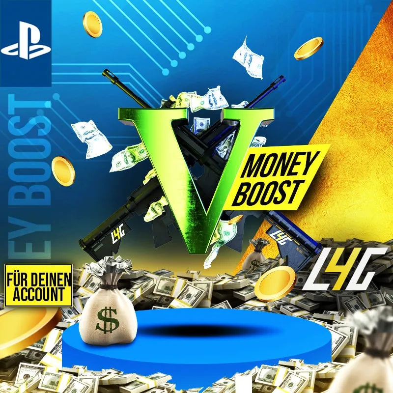 PS4 - GTA V Cash Boost (10 Mio. - 1 Mrd. GTA$) - Grand Theft