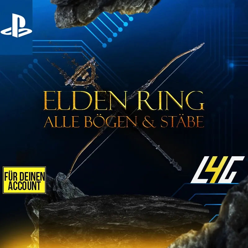 PS4/5 - Elden Ring Alle Bögen & Stäbe - Elden Ring