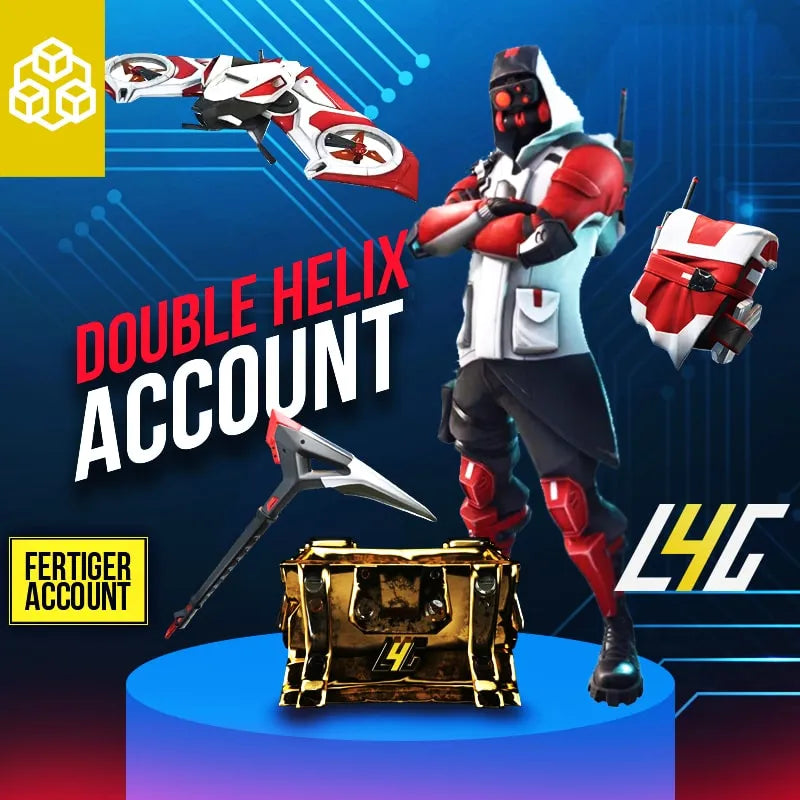 PS4/5 / Xbox / PC - Fortnite Account - Double Helix Skin -