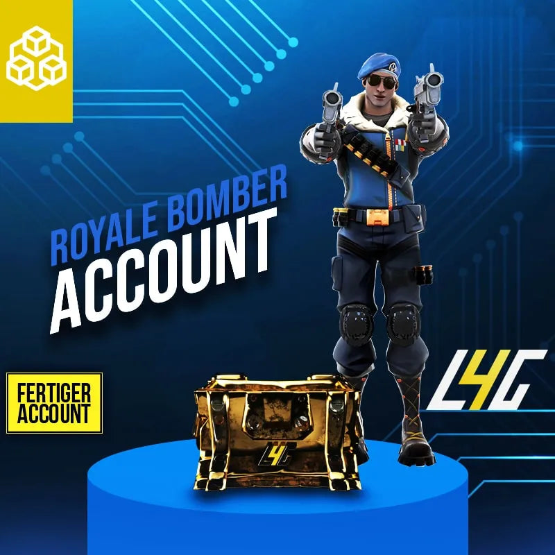 PS4/5 / Xbox / PC - Fortnite Account - Royale Bomber Skin -