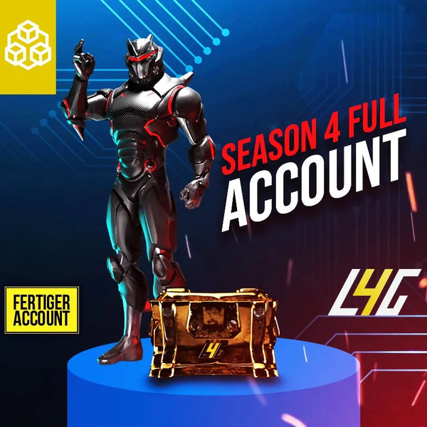 PS4 5 Xbox PC Fortnite Account Season 4 Full LOOT4GAMES