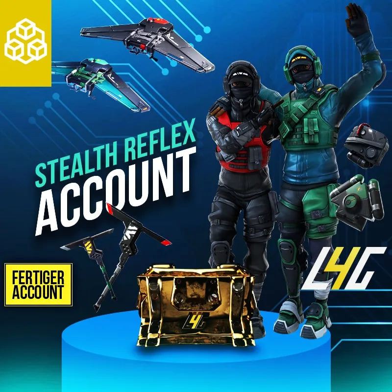PS4/5 / Xbox / PC - Fortnite Account - Stealth Reflex Skin -